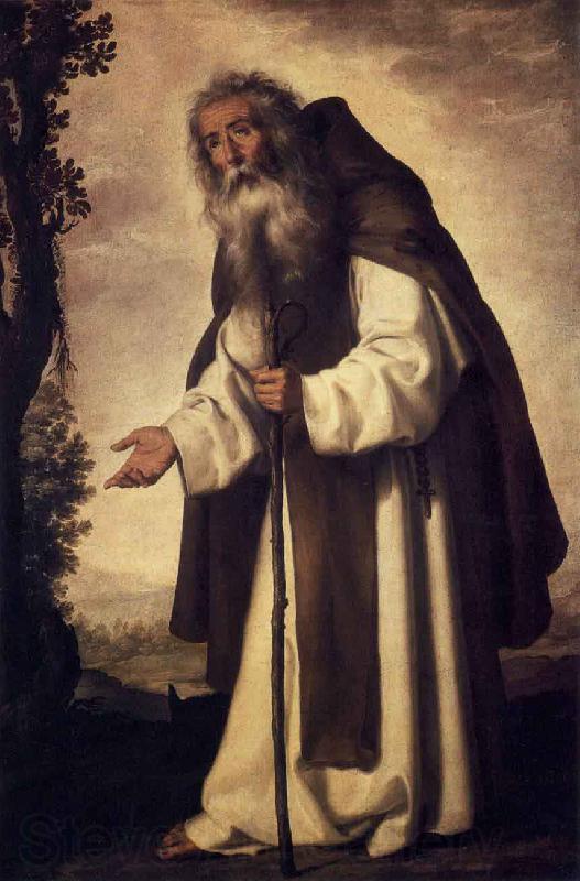 Francisco de Zurbaran St Anthony Abbot Spain oil painting art